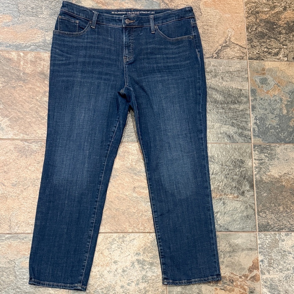 Chico's Dark Blue Ankle Jeans